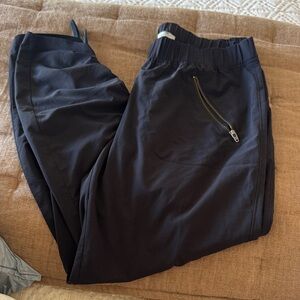 ATHLETA Black Casual Zip-Pocket Pants
